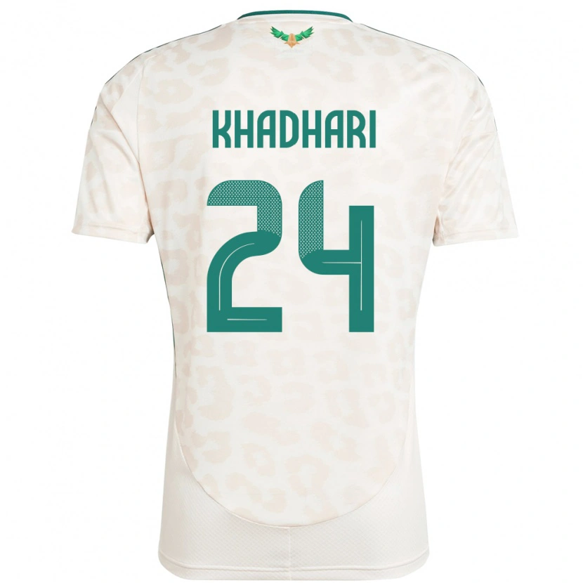 Danxen Heren Saoedi-Arabië Murad Khadhari #24 Wit Uitshirt Uittenue 24-26 T-Shirt