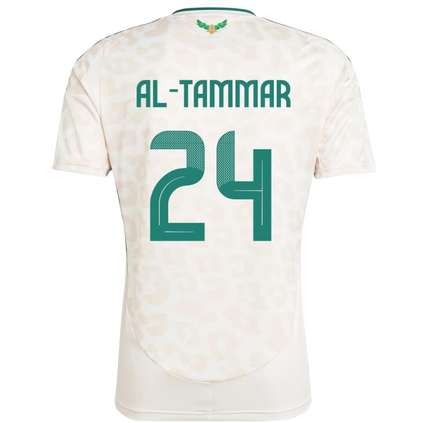 Danxen Heren Saoedi-Arabië Abdulaziz Al-Tammar #24 Wit Uitshirt Uittenue 24-26 T-Shirt
