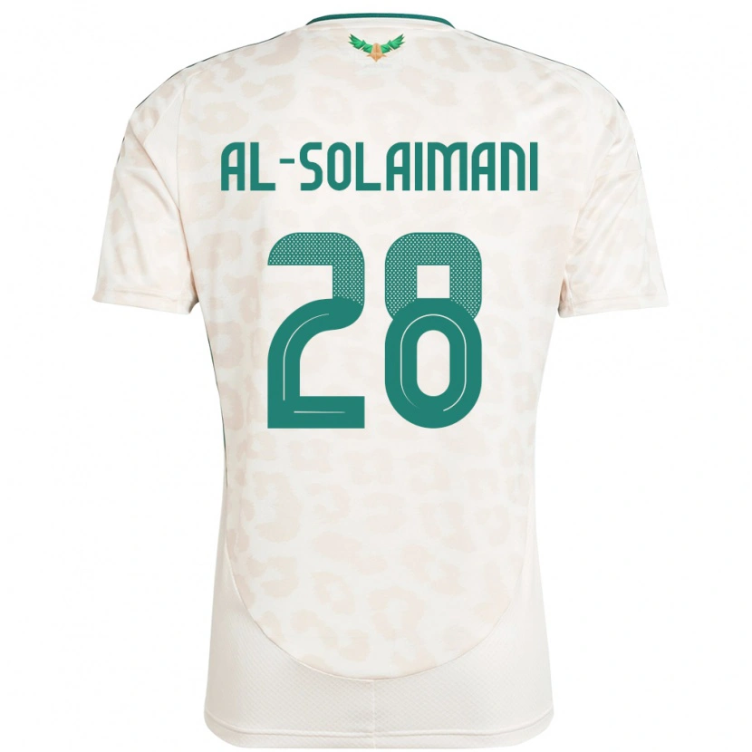 Danxen Heren Saoedi-Arabië Solaiman Al-Solaimani #28 Wit Uitshirt Uittenue 24-26 T-Shirt