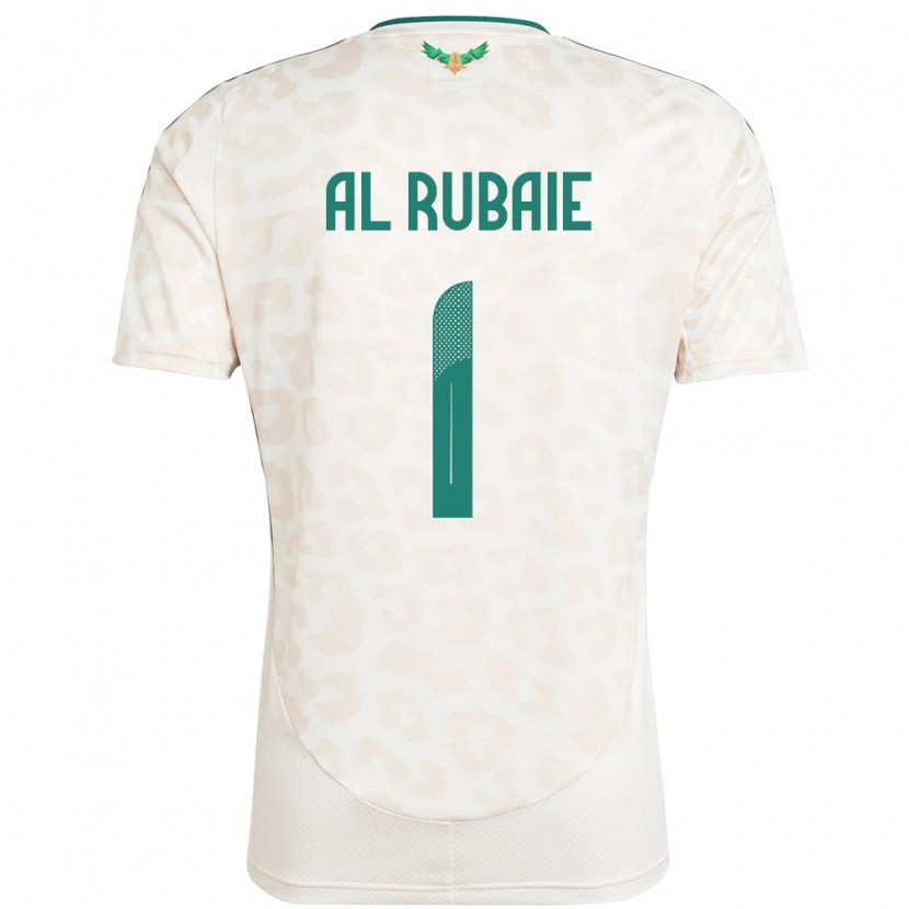 Danxen Heren Saoedi-Arabië Mohammed Al Rubaie #1 Wit Uitshirt Uittenue 24-26 T-Shirt