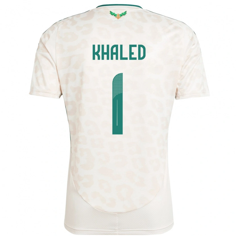 Danxen Heren Saoedi-Arabië Sarah Khaled #1 Wit Uitshirt Uittenue 24-26 T-Shirt