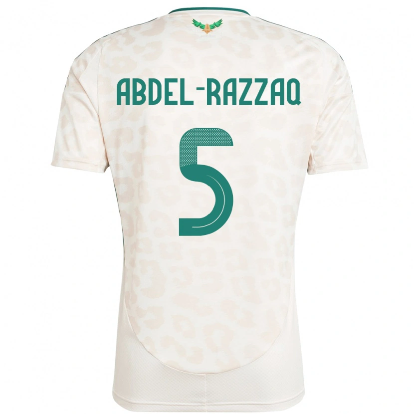 Danxen Heren Saoedi-Arabië Lana Abdel Razzaq #5 Wit Uitshirt Uittenue 24-26 T-Shirt
