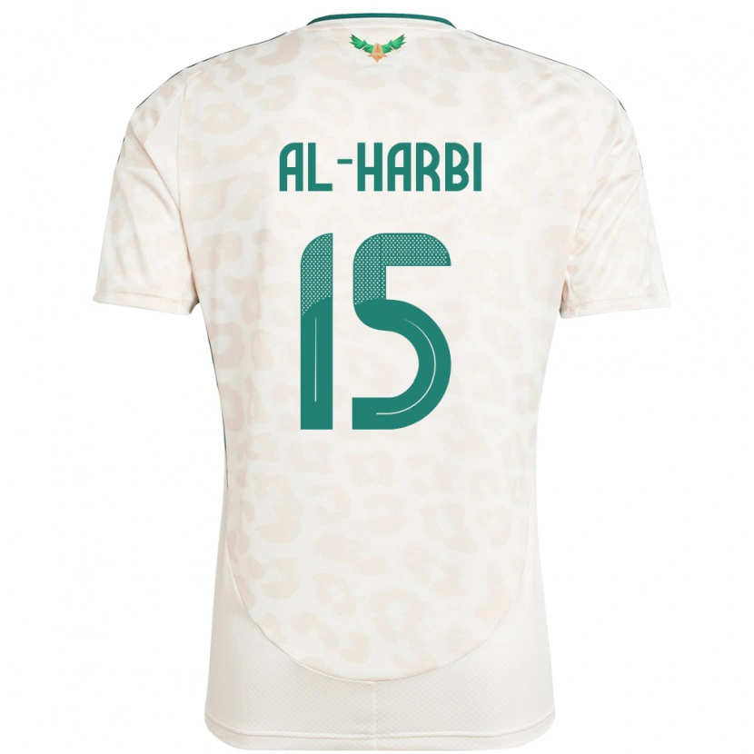 Danxen Heren Saoedi-Arabië Mashael Al Harbi #15 Wit Uitshirt Uittenue 24-26 T-Shirt
