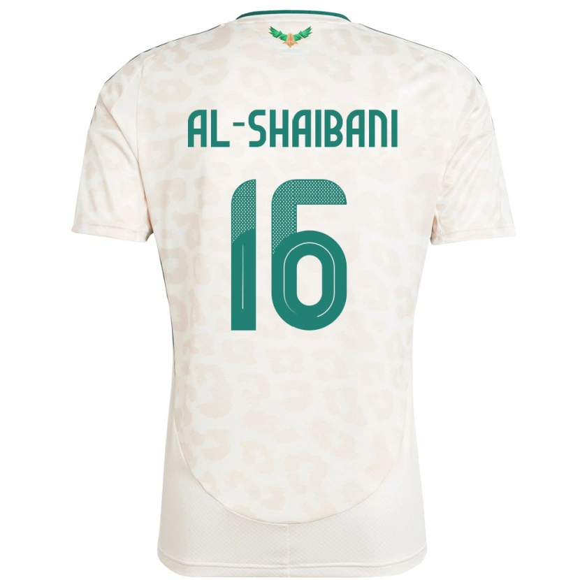 Danxen Heren Saoedi-Arabië Asrar Al Shaibani #16 Wit Uitshirt Uittenue 24-26 T-Shirt