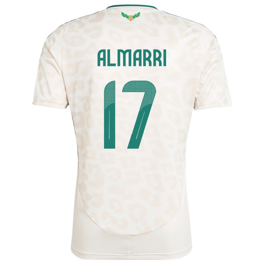 Danxen Heren Saoedi-Arabië Mohammed Almarri #17 Wit Uitshirt Uittenue 24-26 T-Shirt