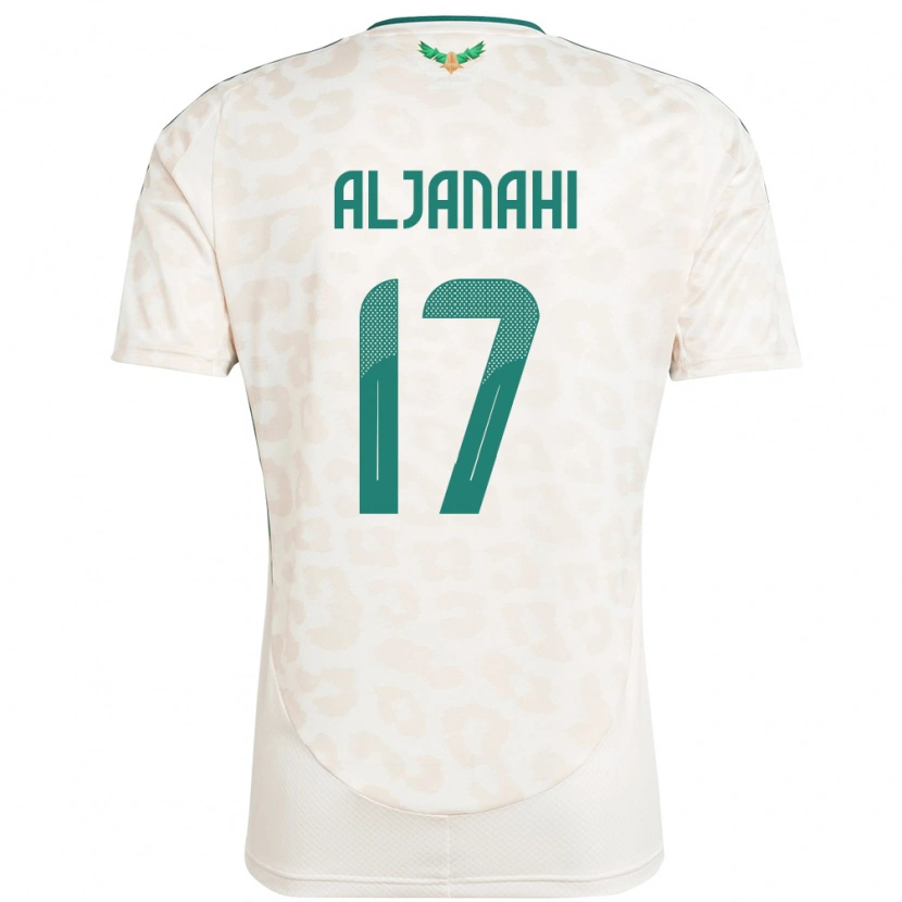 Danxen Heren Saoedi-Arabië Nawaf Aljanahi #17 Wit Uitshirt Uittenue 24-26 T-Shirt