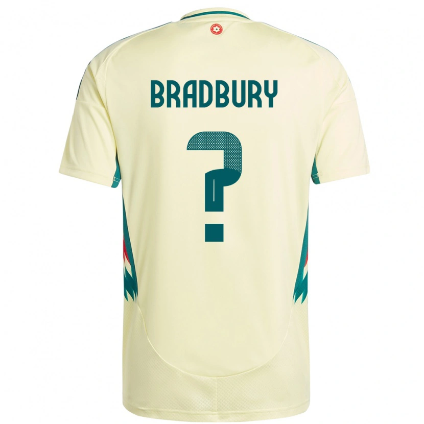 Danxen Heren Wales Makenzie Bradbury #0 Beige Geel Uitshirt Uittenue 24-26 T-Shirt