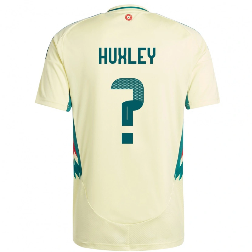 Danxen Heren Wales Leon Huxley #0 Beige Geel Uitshirt Uittenue 24-26 T-Shirt