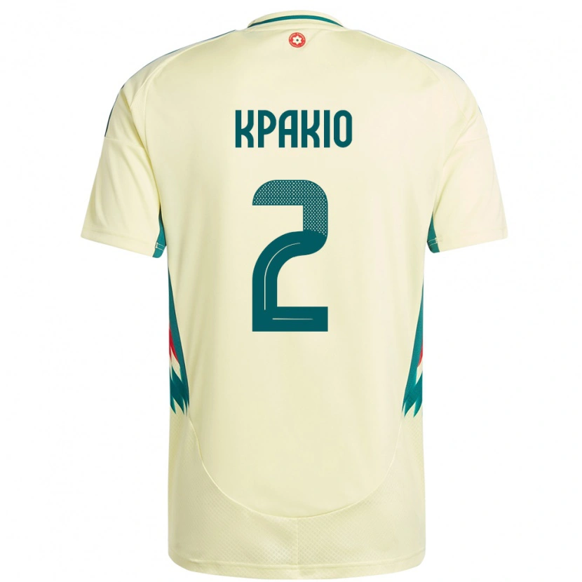 Danxen Heren Wales Ronan Kpakio #2 Beige Geel Uitshirt Uittenue 24-26 T-Shirt