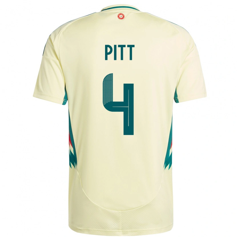 Danxen Heren Wales Theo Pitt #4 Beige Geel Uitshirt Uittenue 24-26 T-Shirt