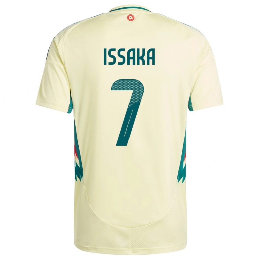 Danxen Heren Wales Freddie Issaka #7 Beige Geel Uitshirt Uittenue 24-26 T-Shirt