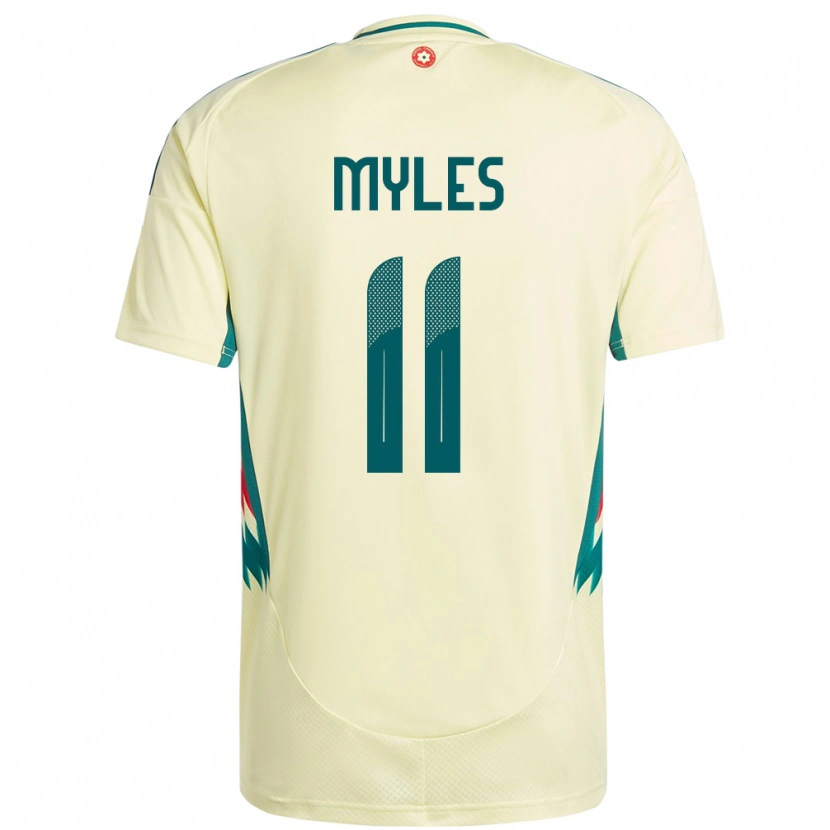 Danxen Heren Wales Elliot Myles #11 Beige Geel Uitshirt Uittenue 24-26 T-Shirt