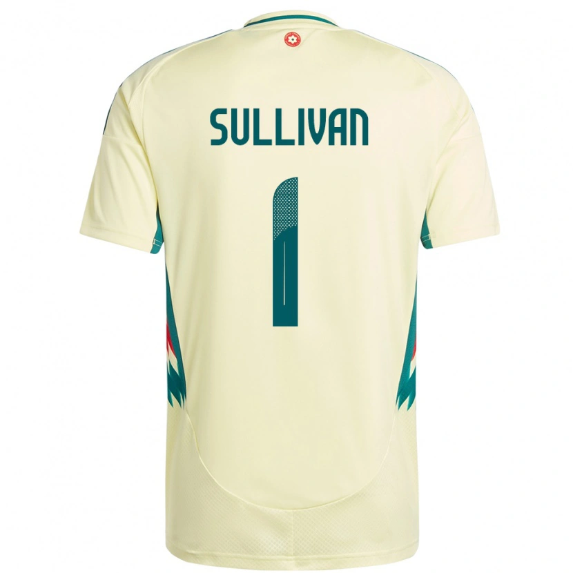 Danxen Heren Wales Laura O Sullivan #1 Beige Geel Uitshirt Uittenue 24-26 T-Shirt