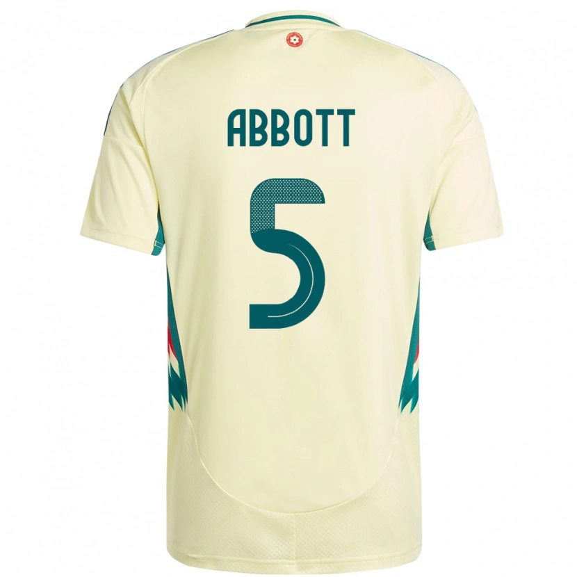 Danxen Heren Wales George Abbott #5 Beige Geel Uitshirt Uittenue 24-26 T-Shirt