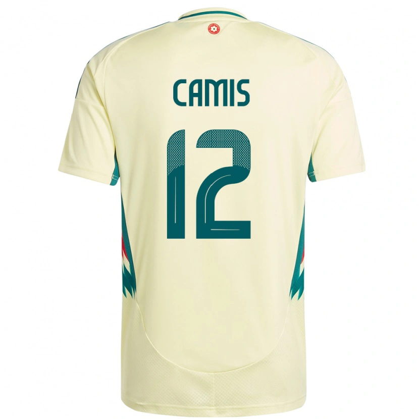 Danxen Heren Wales Oliver Camis #12 Beige Geel Uitshirt Uittenue 24-26 T-Shirt