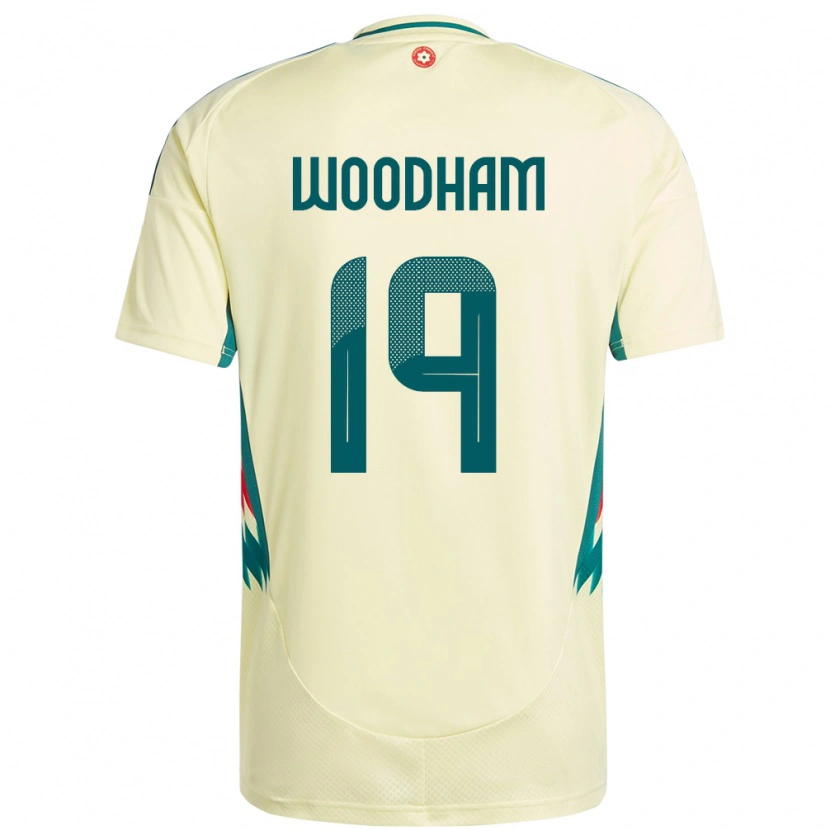 Danxen Heren Wales Lily Woodham #19 Beige Geel Uitshirt Uittenue 24-26 T-Shirt