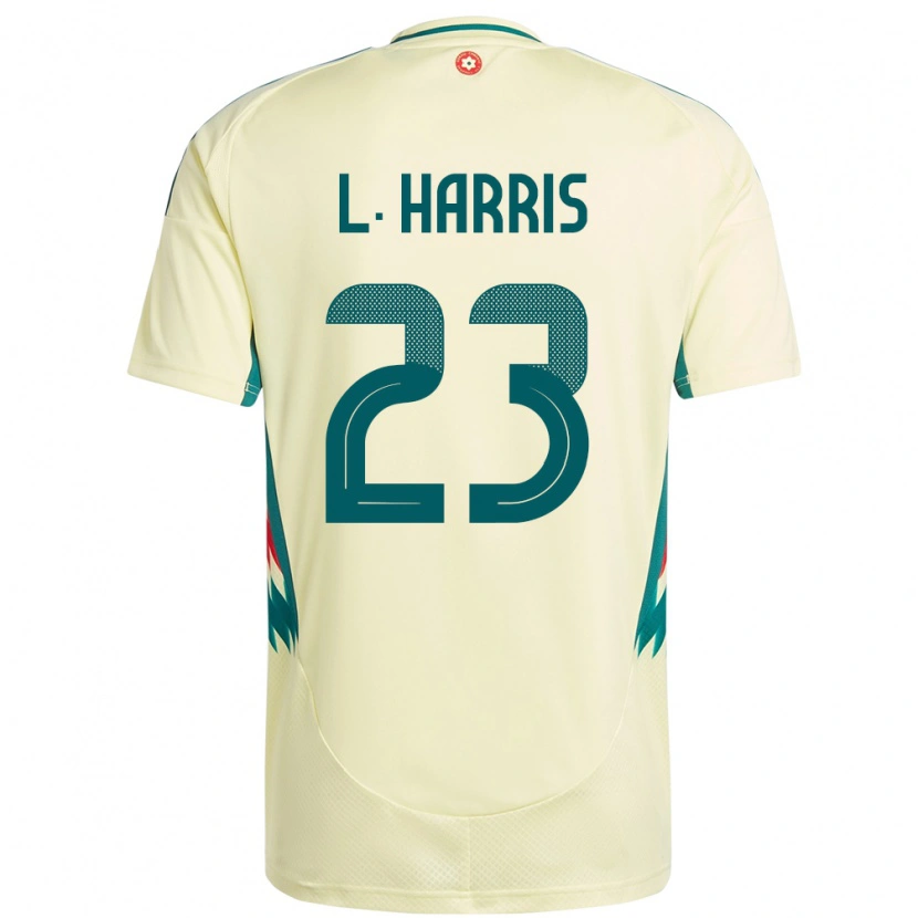 Danxen Heren Wales Luke Harris #23 Beige Geel Uitshirt Uittenue 24-26 T-Shirt