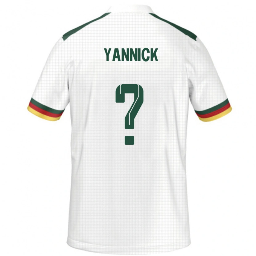 Danxen Heren Kameroen Noah Yannick #0 Wit Uitshirt Uittenue 24-26 T-Shirt