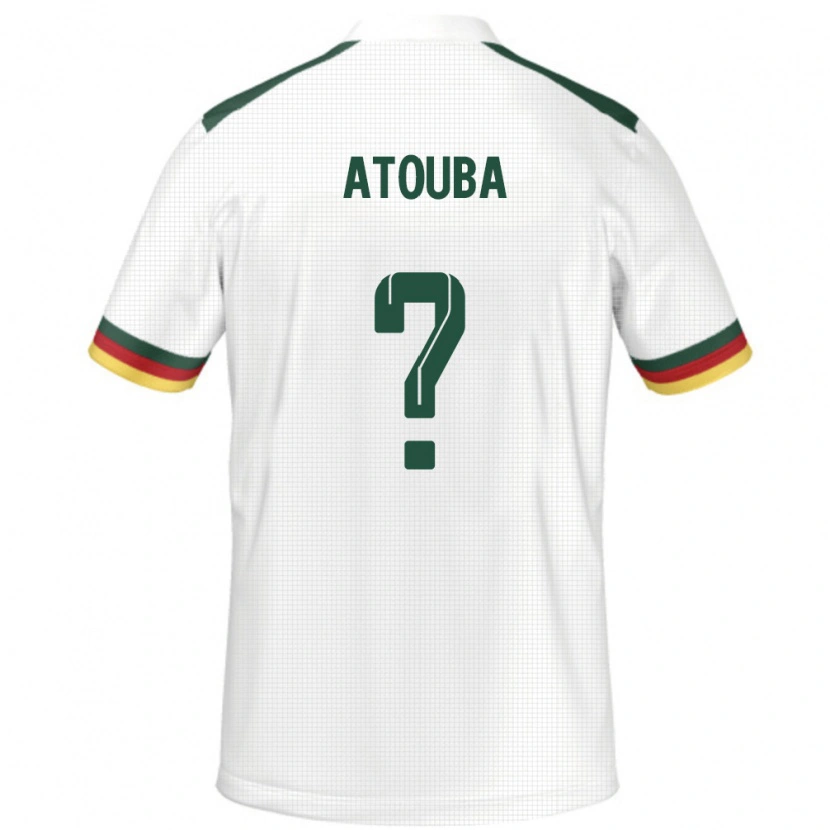 Danxen Heren Kameroen Jordan Atouba #0 Wit Uitshirt Uittenue 24-26 T-Shirt