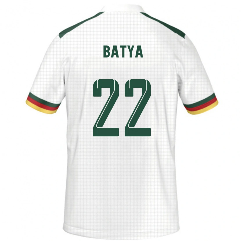 Danxen Heren Kameroen Michaela Batya #22 Wit Uitshirt Uittenue 24-26 T-Shirt