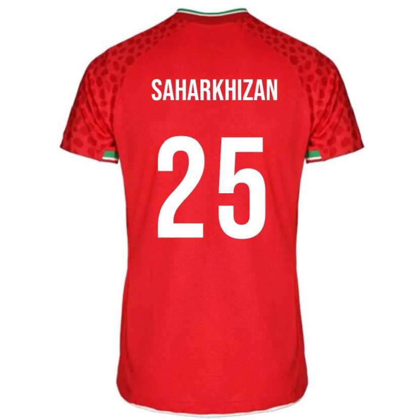 Danxen Heren Iran Saeid Saharkhizan #25 Rood Uitshirt Uittenue 24-26 T-Shirt