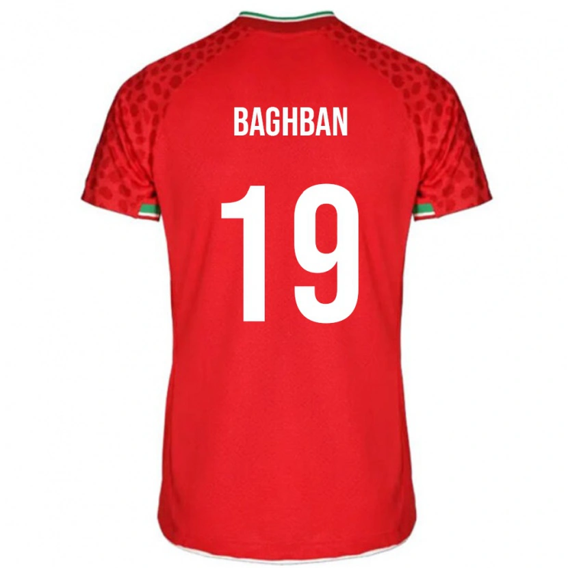 Danxen Heren Iran Hadi Baghban #19 Rood Uitshirt Uittenue 24-26 T-Shirt