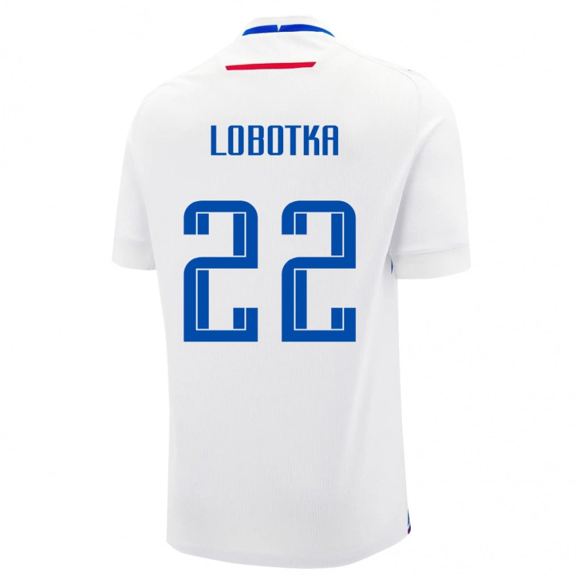 Danxen Heren Slowakije Stanislav Lobotka #22 Wit Uitshirt Uittenue 24-26 T-Shirt