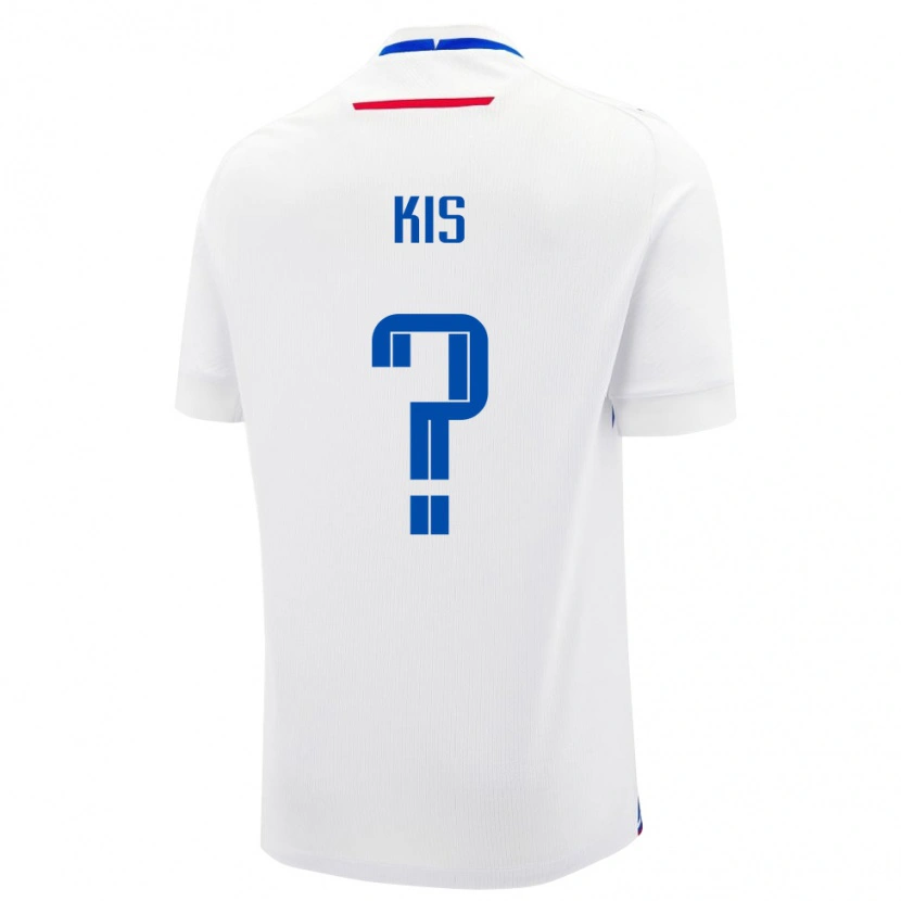 Danxen Heren Slowakije Alex Kis #0 Wit Uitshirt Uittenue 24-26 T-Shirt