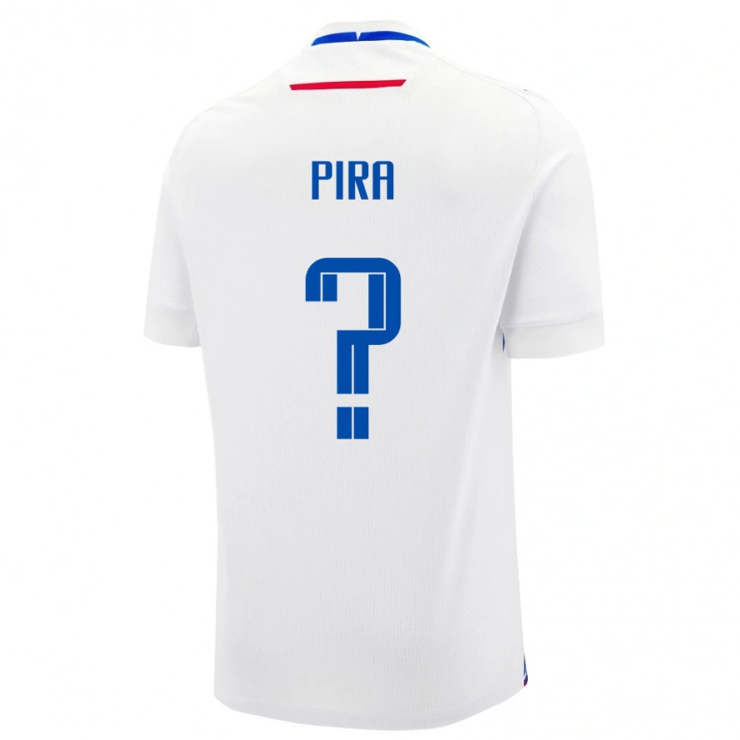 Danxen Heren Slowakije Jakub Pira #0 Wit Uitshirt Uittenue 24-26 T-Shirt