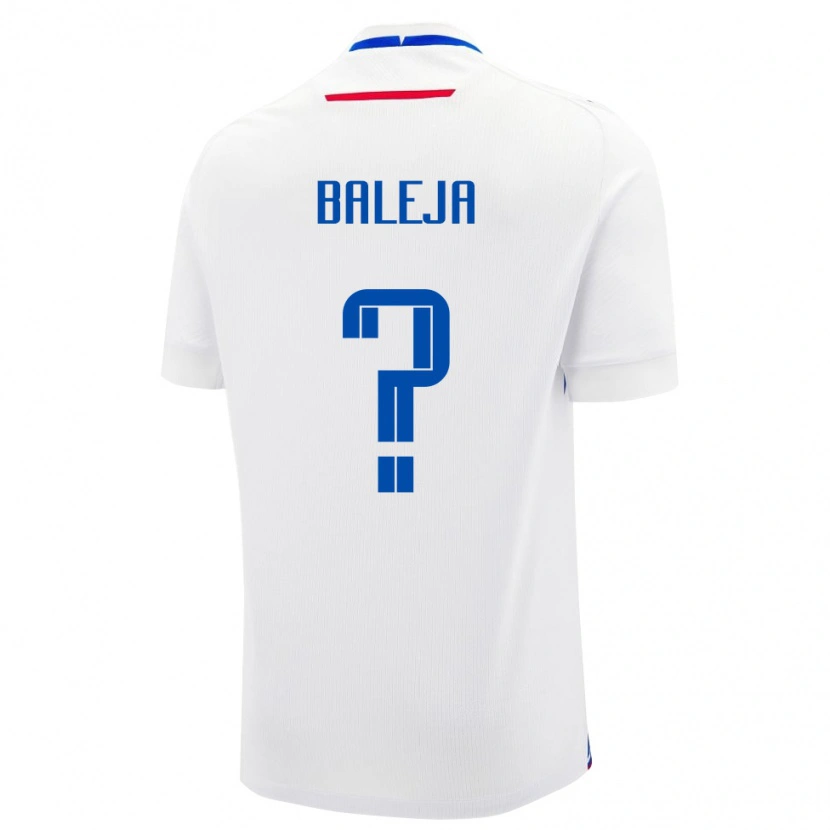 Danxen Heren Slowakije Patrik Baleja #0 Wit Uitshirt Uittenue 24-26 T-Shirt