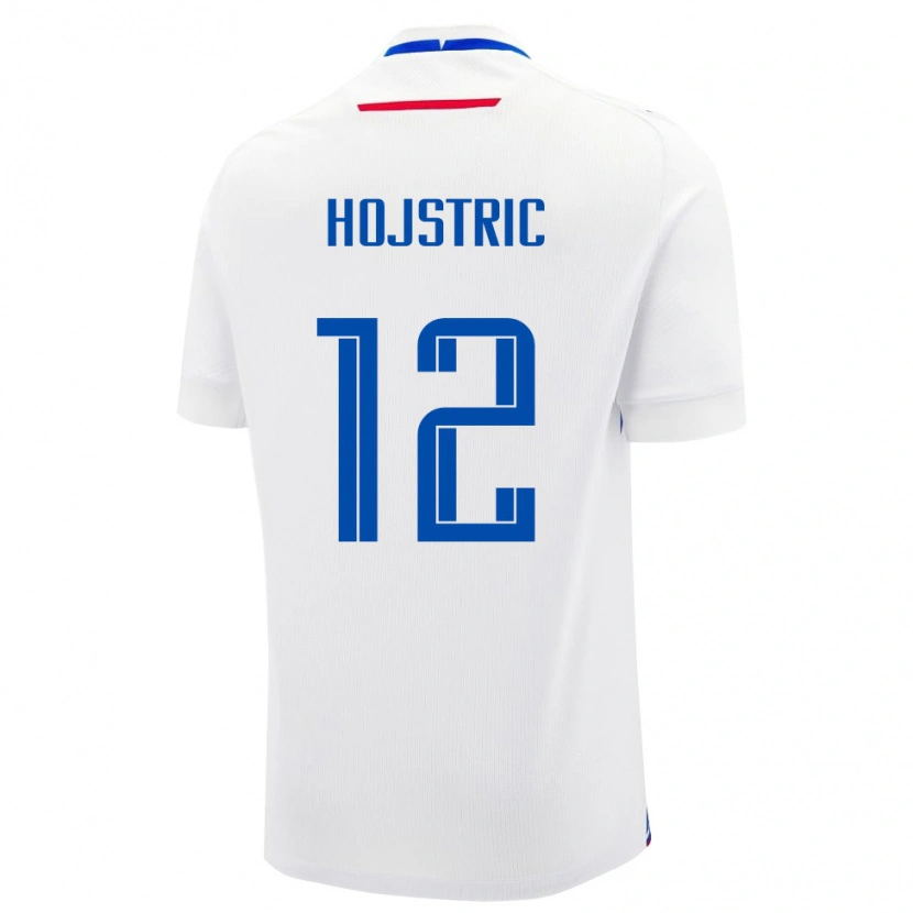 Danxen Heren Slowakije Tomas Hojstric #12 Wit Uitshirt Uittenue 24-26 T-Shirt