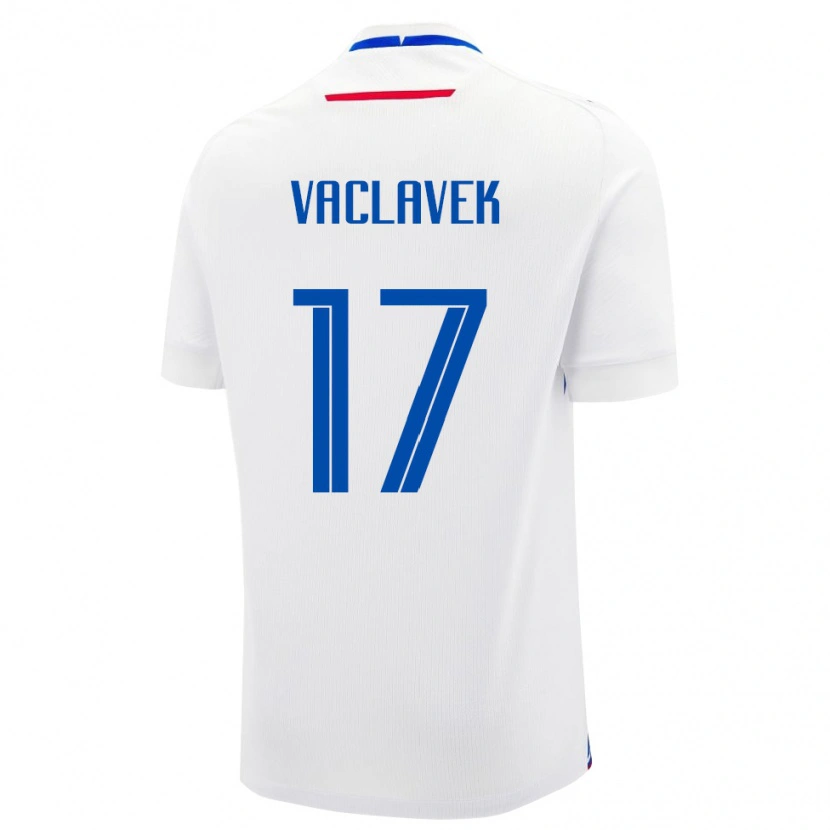 Danxen Heren Slowakije Marko Vaclavek #17 Wit Uitshirt Uittenue 24-26 T-Shirt