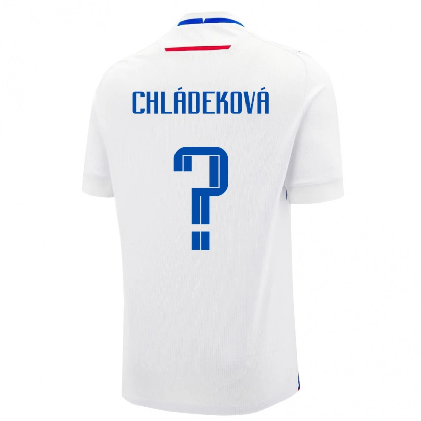 Danxen Heren Slowakije Patrícia Chládeková #0 Wit Uitshirt Uittenue 24-26 T-Shirt