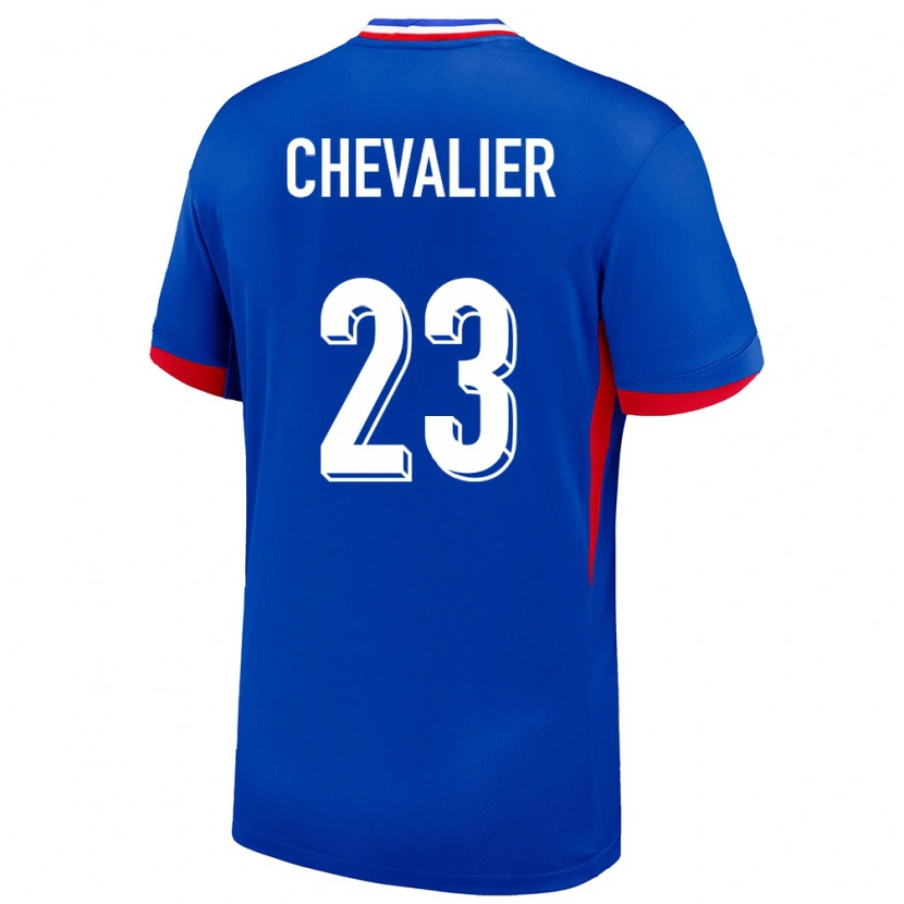 Danxen Dames Frankrijk Lucas Chevalier #23 Blauw Thuisshirt Thuistenue 24-26 T-Shirt