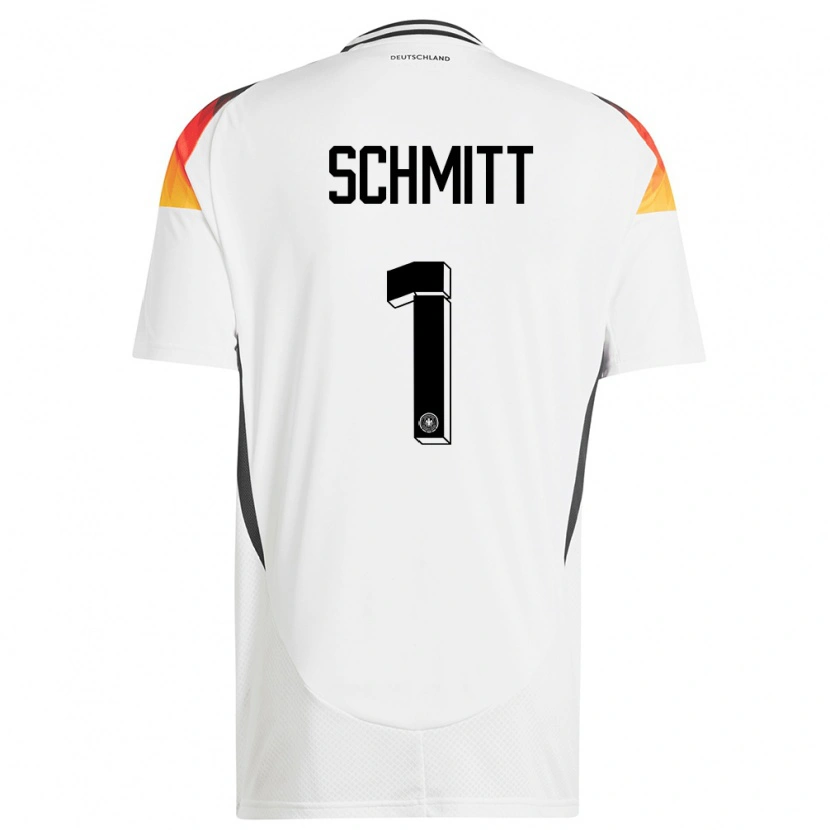 Danxen Dames Duitsland Max Schmitt #1 Wit Thuisshirt Thuistenue 24-26 T-Shirt
