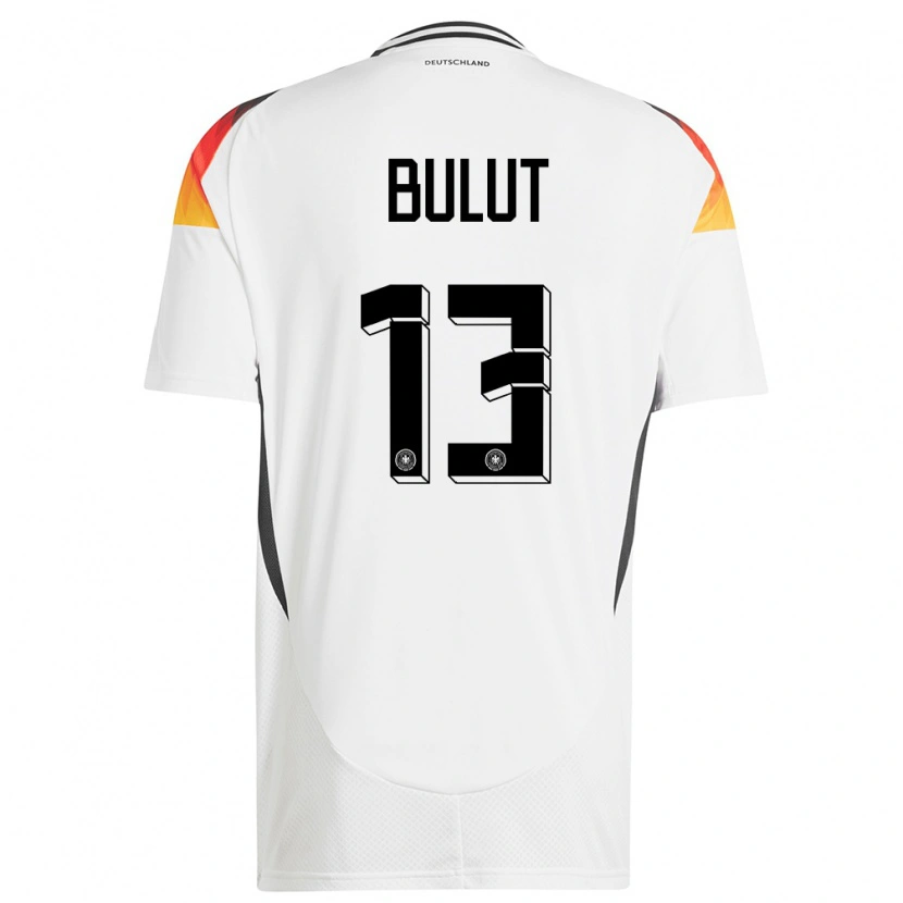 Danxen Dames Duitsland Taylan Bulut #13 Wit Thuisshirt Thuistenue 24-26 T-Shirt