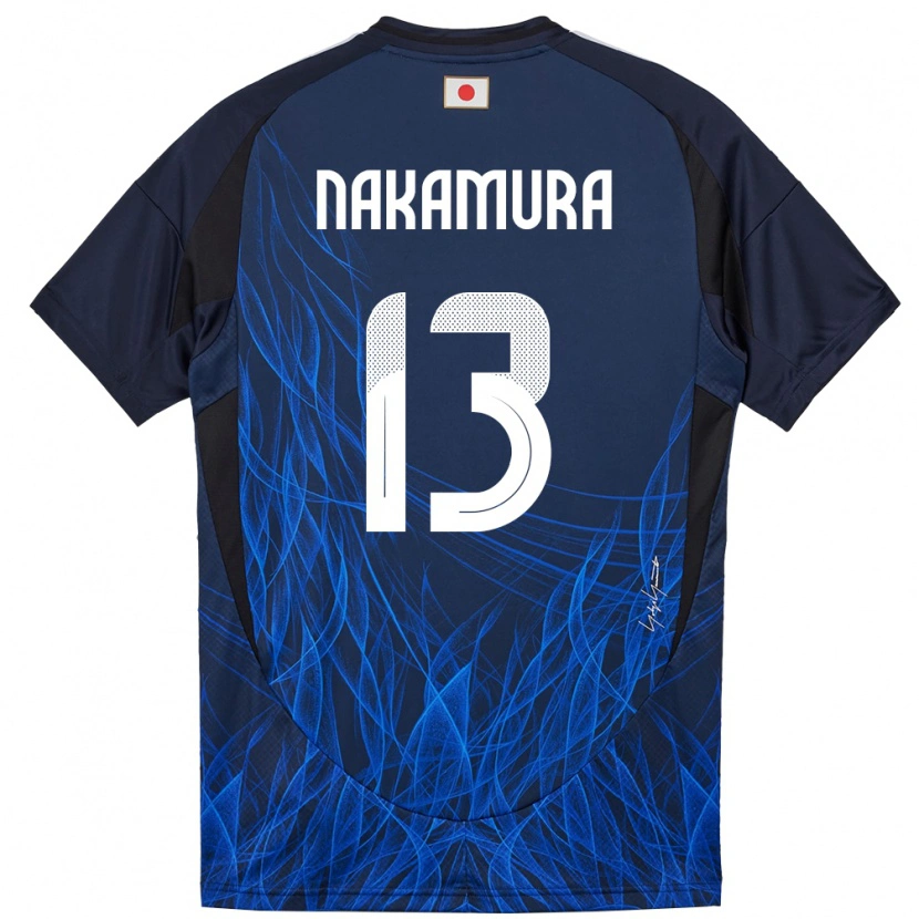 Danxen Dames Japan Keito Nakamura #13 Donkerblauw Thuisshirt Thuistenue 24-26 T-Shirt