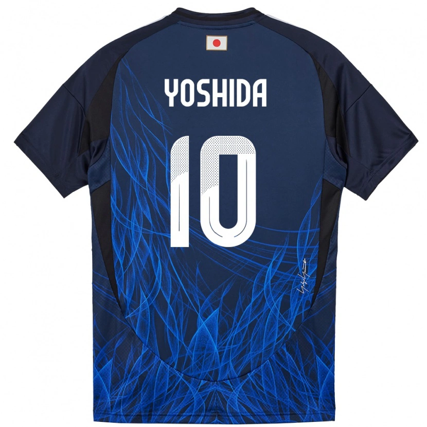 Danxen Dames Japan Minato Yoshida #10 Donkerblauw Thuisshirt Thuistenue 24-26 T-Shirt