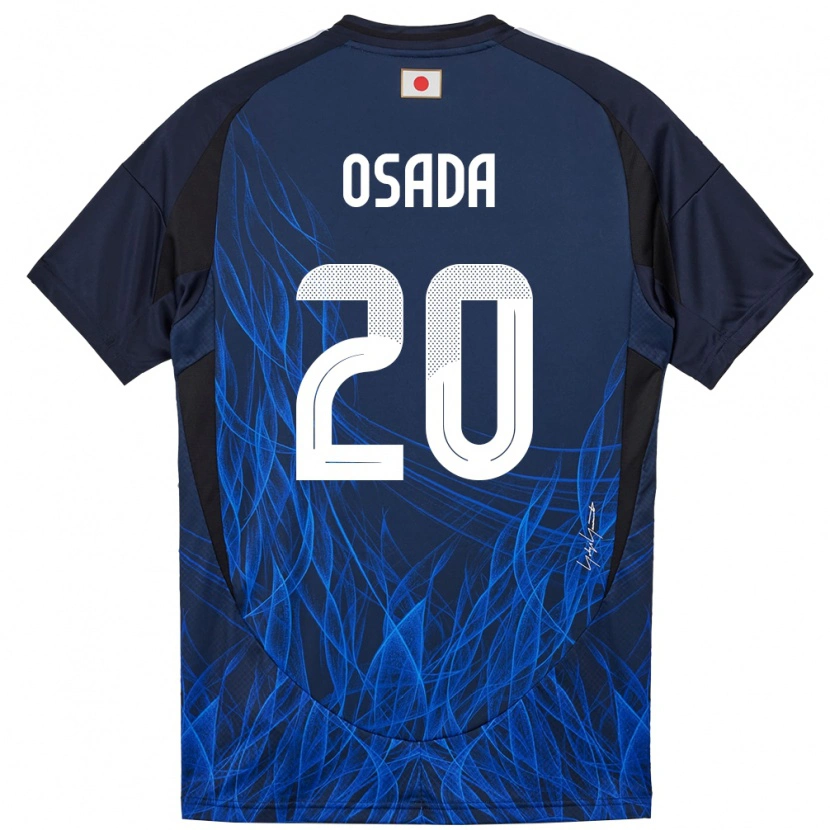 Danxen Dames Japan Towa Osada #20 Donkerblauw Thuisshirt Thuistenue 24-26 T-Shirt