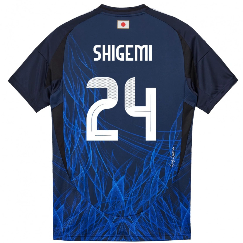 Danxen Dames Japan Masato Shigemi #24 Donkerblauw Thuisshirt Thuistenue 24-26 T-Shirt