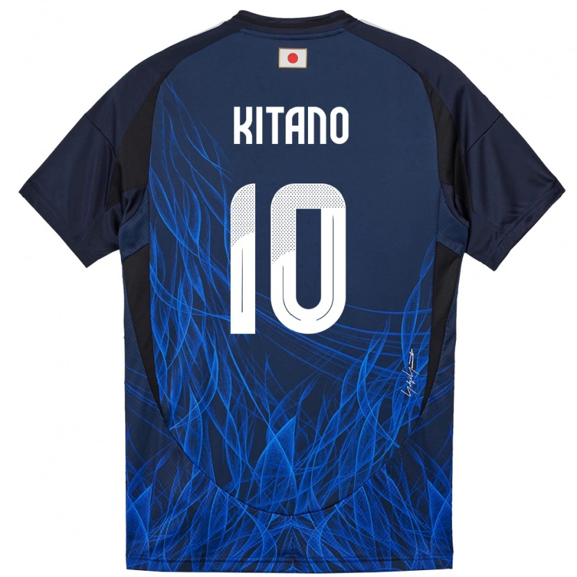 Danxen Dames Japan Sota Kitano #10 Donkerblauw Thuisshirt Thuistenue 24-26 T-Shirt