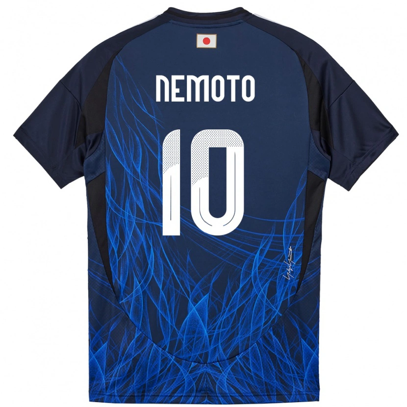 Danxen Dames Japan Kotaro Nemoto #10 Donkerblauw Thuisshirt Thuistenue 24-26 T-Shirt