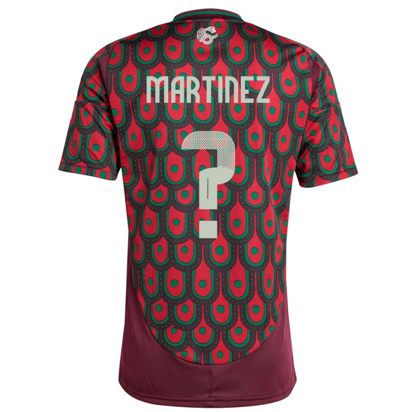 Danxen Dames Mexico Saeed Martinez #0 Kastanjebruin Thuisshirt Thuistenue 24-26 T-Shirt