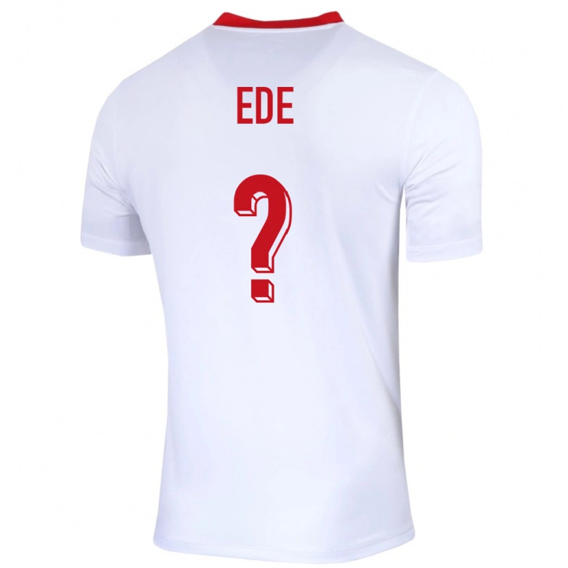 Danxen Dames Polen Bright Ede #0 Wit Thuisshirt Thuistenue 24-26 T-Shirt