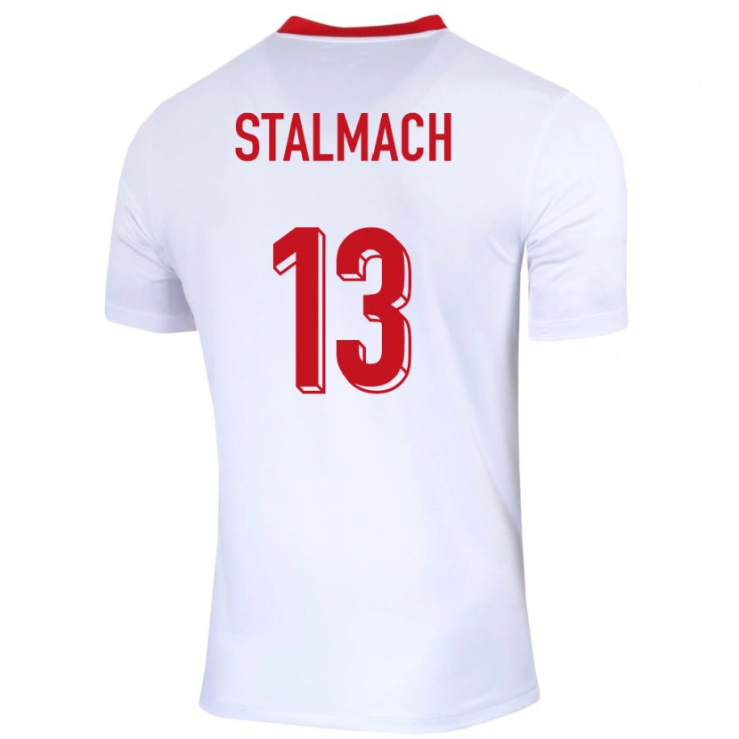 Danxen Dames Polen Dariusz Stalmach #13 Wit Thuisshirt Thuistenue 24-26 T-Shirt