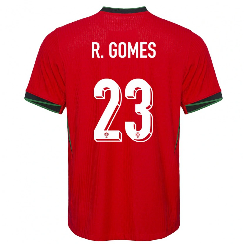 Danxen Dames Portugal Rodrigo Gomes #23 Rood Thuisshirt Thuistenue 24-26 T-Shirt