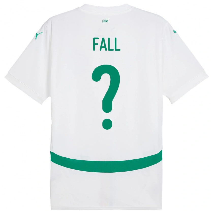 Danxen Dames Senegal Boubacar Fall #0 Wit Thuisshirt Thuistenue 24-26 T-Shirt