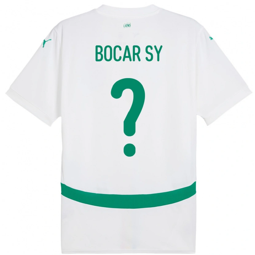Danxen Dames Senegal Illa Bocar Sy #0 Wit Thuisshirt Thuistenue 24-26 T-Shirt
