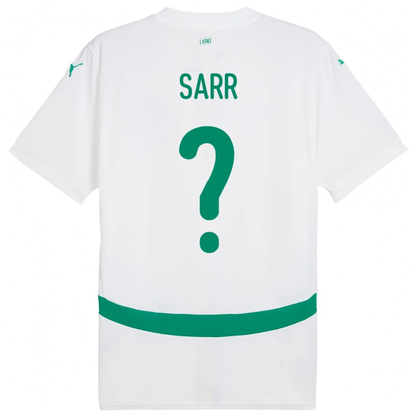 Danxen Dames Senegal Assane Sarr #0 Wit Thuisshirt Thuistenue 24-26 T-Shirt
