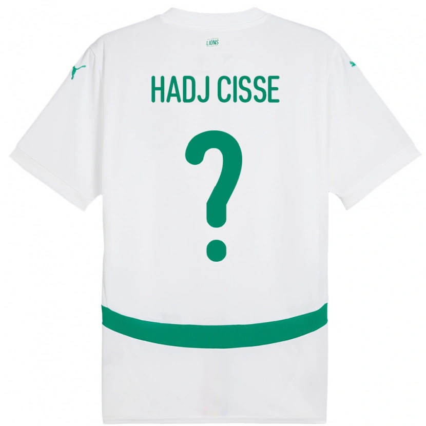 Danxen Dames Senegal El Hadj Cisse #0 Wit Thuisshirt Thuistenue 24-26 T-Shirt